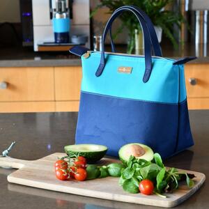 Colour Block Luxury Insulated Tote Bag