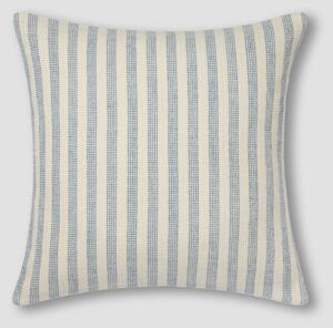 Coastal Blue Pembroke Stripe Wool Cushion Cover | 50 x 50cm | Piglet in Bed