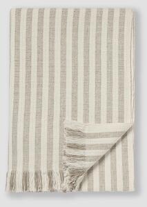 Oatmeal Pembroke Stripe Wool Throw | Default | Piglet in Bed