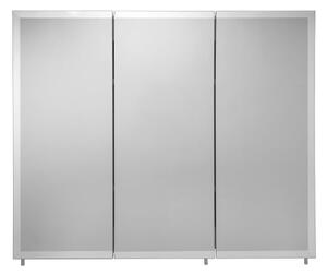 Westbourne White Triple Door Tri-View Steel Cabinet