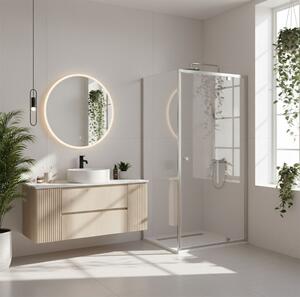 Shower enclosure Rea Primo Swing 80x80 Chrome