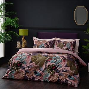 Wylder Moriyo Velvet Duvet Cover & Pillowcase Set, Blush