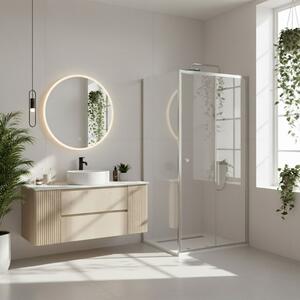 Shower enclosure Rea Primo Slide 110x100 Chrome