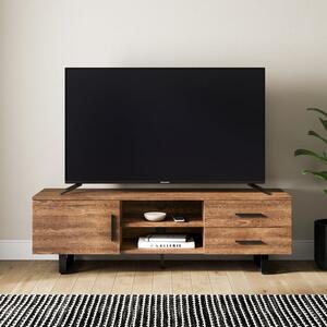 Freddie TV Unit Oak Effect for TVs up to 60"