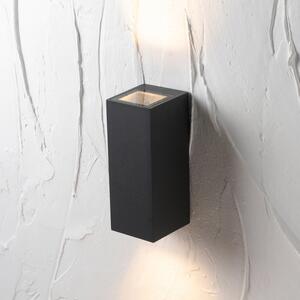 Acer Square Outdoor Dual Wall Light