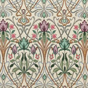 ANTE DECOR Alexandra Woven Jacquard Fabric Green
