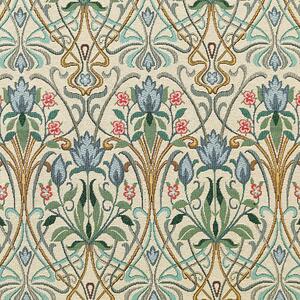 ANTE DECOR Alexandra Woven Jacquard Fabric Blue