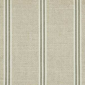 ANTE DECOR Latham Printed Cotton Stripe Fabric Beige