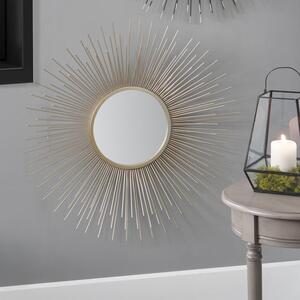 Starburst Round Wall Mirror