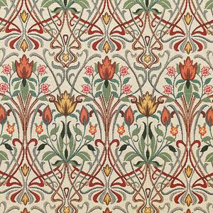 ANTE DECOR Alexandra Woven Jacquard Fabric Terracotta