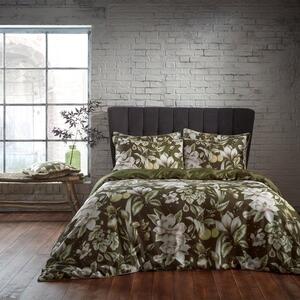 EW by Edinburgh Weavers Lavish Floral 100% Cotton Sateen Duvet Cover & Pillowcase Set