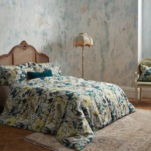 EW by Edinburgh Weavers Morton Floral 100% Cotton Sateen Duvet Cover & Pillowcase Set