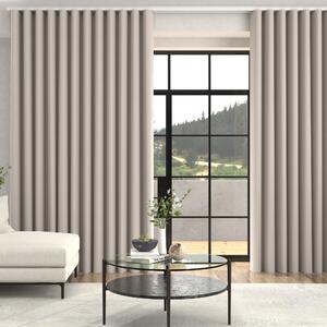 Lindy Shimmer Woven Made To Measure Curtains + FREE Track - Wave Putty