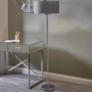 Plaza 5 Light Silver Metal Floor Lamp