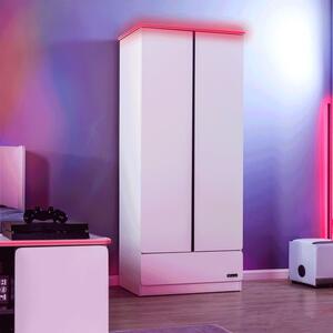 X Rocker Carbon Tek Wardrobe with Neo Fibre LED