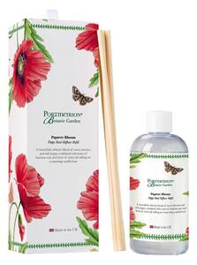 Botanic Garden Poppy Reed Diffuser Refill, 200ml White