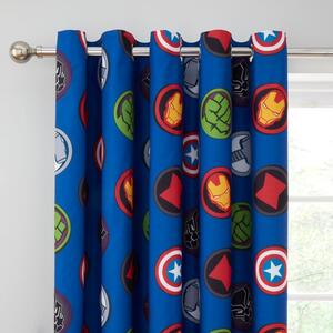 Disney Marvel Logo Blackout Eyelet Curtains