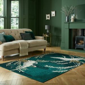 Cranes Chenille Rug