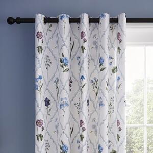 Botanical Trellis Blackout Eyelet Curtains