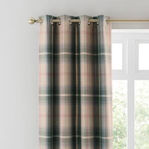 Highland Check Eyelet Curtains