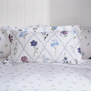 Botanical Trellis White Oxford Pillowcase