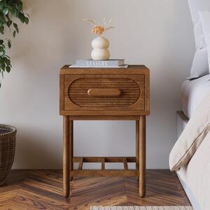 Khari 1 Drawer Bedside Table, Mango Wood