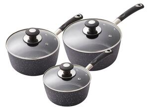Tower Precision Non-Stick Aluminium 3 Piece Saucepan Set
