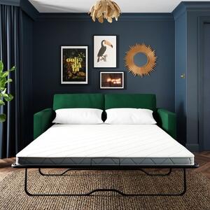 Zoe 3 Seater Double Sofa Bed, Velvet