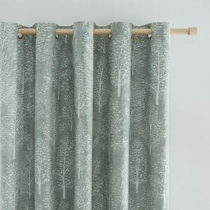 Catherine Lansfield Alder Trees Eyelet Curtains