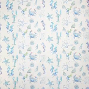 Sealife Water UV Resistant Outdoor Fabric Aqua