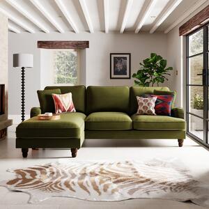 Beatrice Matte Velvet Corner Sofa