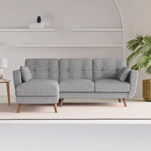 Bobby Linen Corner Double Sofa Bed