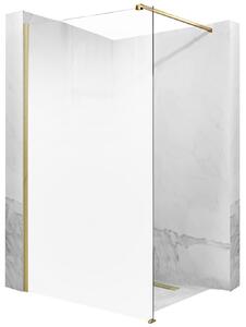 Shower screen Rea Aero Ombre Gold Brush/White 110