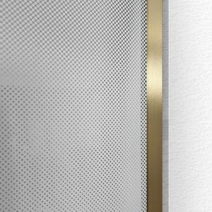 Shower screen Rea Aero Ombre Gold Brush/White 90