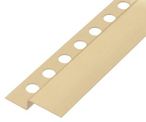 Front shower tray strip 120cm Brush Gold