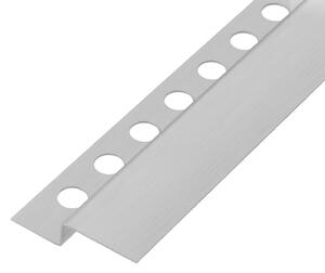 Front shower tray strip 120cm BRUSH NICKEL