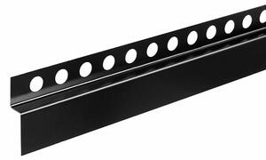 Front shower tray strip 120cm Black