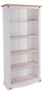 Corona Tall Bookcase, White