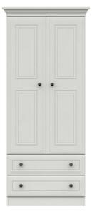 Portia Double 2 Drawer Wardrobe