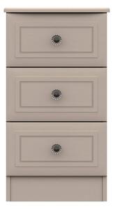 Portia 3 Drawer Bedside Table