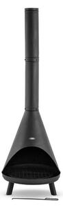 Tower Comet Chiminea, Black Steel