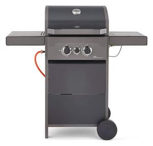 Tower Stealth 2000 Two Burner Gas BBQ, Black Steel