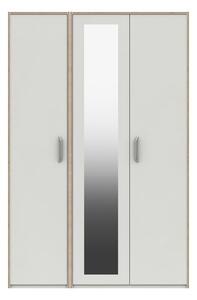 Florine Triple Wardrobe, Mirrored