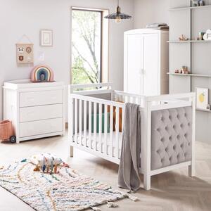 Babymore Velvet Deluxe 3 Piece Nursery Furniture Set