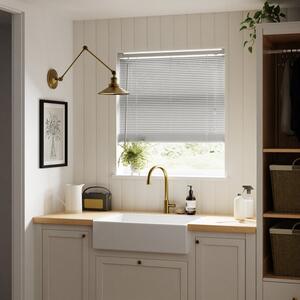 Easy Fit PVC Dove Grey Venetian Blind