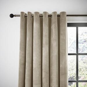 Recycled Velour Eyelet Curtains