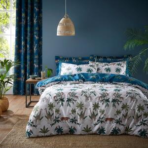 Safari Teal Duvet Cover & Pillowcase Set