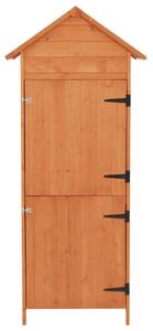 Garden Storage Cabinet Brown 42.5x64x190 cm