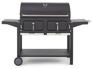 Tower Ignite Duo XL Charcoal BBQ, Black Steel