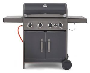 Tower Stealth 4000 Four Burner Gas BBQ, Black Steel